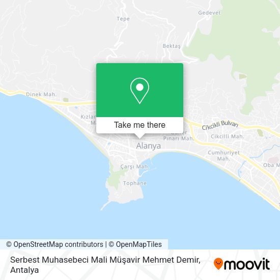Serbest Muhasebeci Mali Müşavir Mehmet Demir map