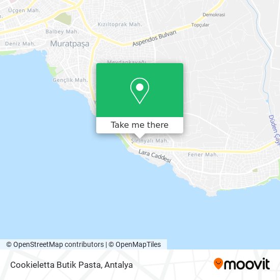 Cookieletta Butik Pasta map