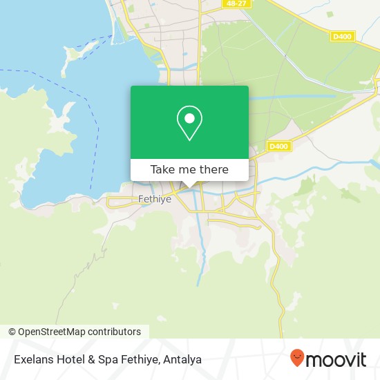 Exelans Hotel & Spa Fethiye map