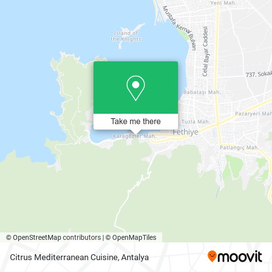 Citrus Mediterranean Cuisine map