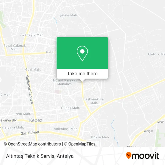Altıntaş Teknik Servis map