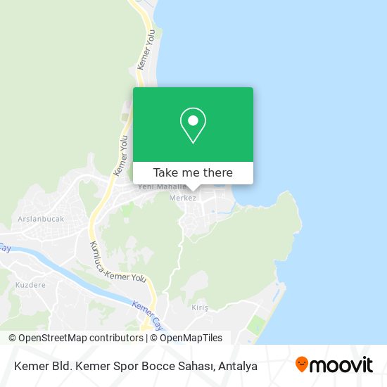 Kemer Bld. Kemer Spor Bocce Sahası map
