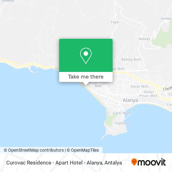Curovac Residence - Apart Hotel - Alanya map