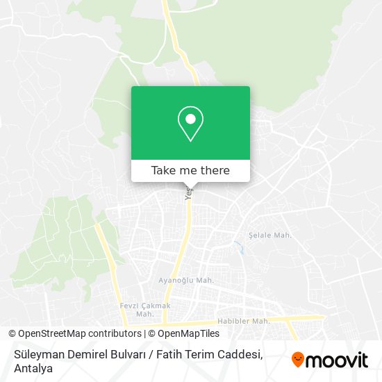 Süleyman Demirel Bulvarı / Fatih Terim Caddesi map