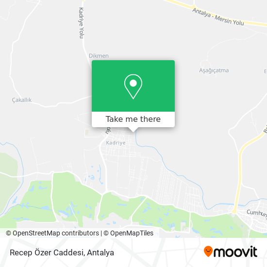 Recep Özer Caddesi map