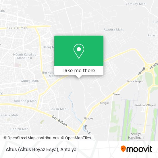 Altus (Altus Beyaz Esya) map
