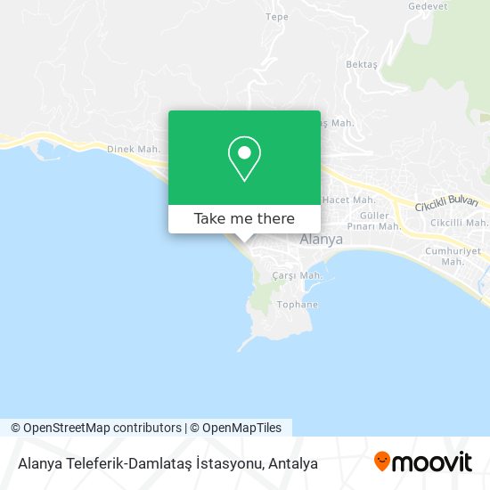 Alanya Teleferik-Damlataş İstasyonu map