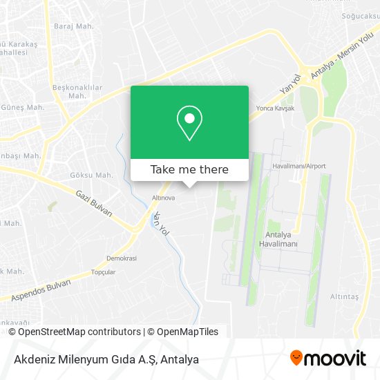 Akdeniz Milenyum Gıda A.Ş map
