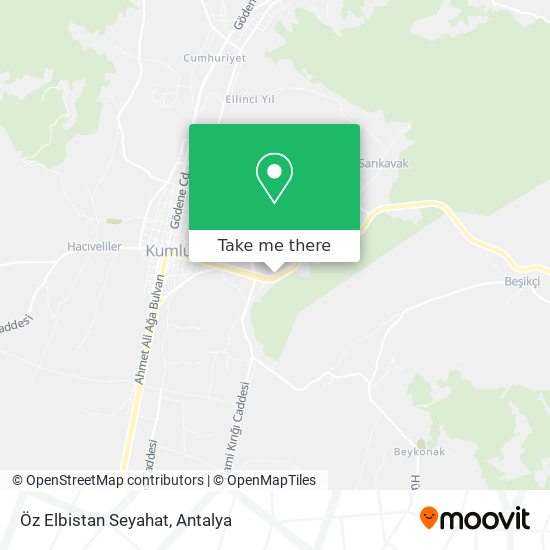 Öz Elbistan Seyahat map