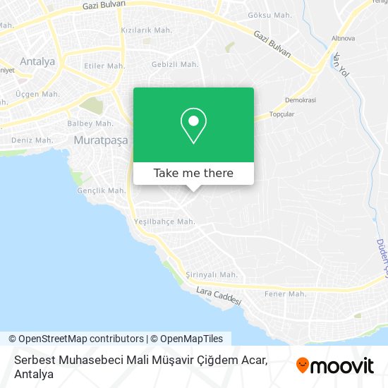 Serbest Muhasebeci Mali Müşavir Çiğdem Acar map