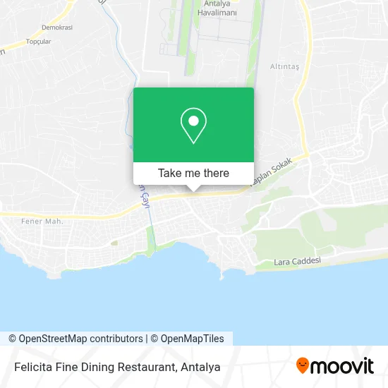 Felicita Fine Dining Restaurant map