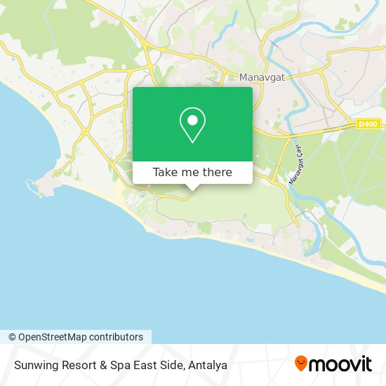Sunwing Resort & Spa East Side map