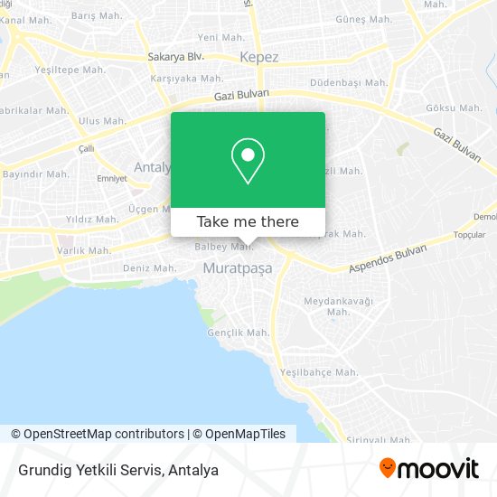 Grundig Yetkili Servis map