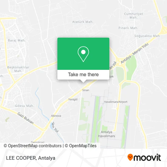 LEE COOPER map