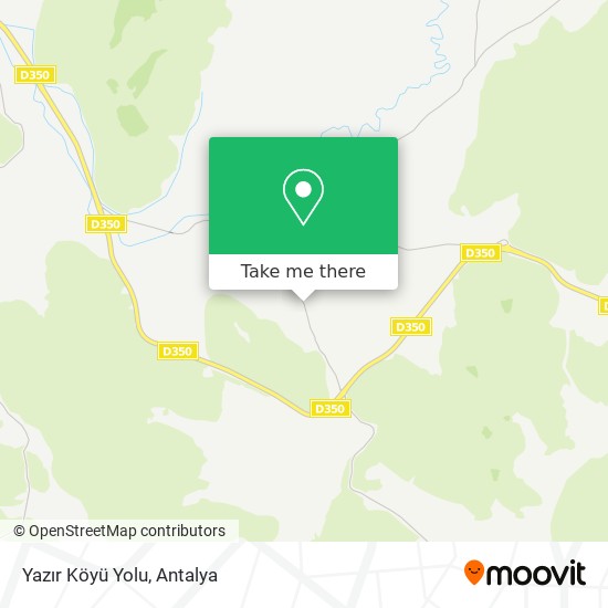 Yazır Köyü Yolu map