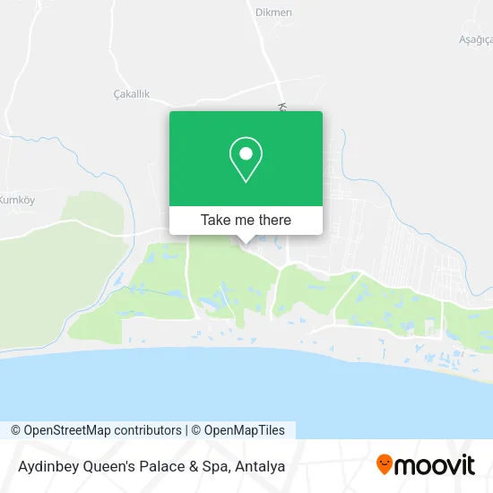 Aydinbey Queen's Palace & Spa map