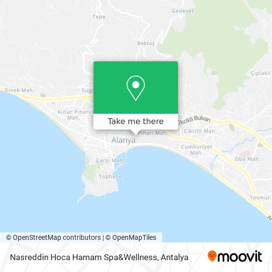 Nasreddin Hoca Hamam Spa&Wellness map