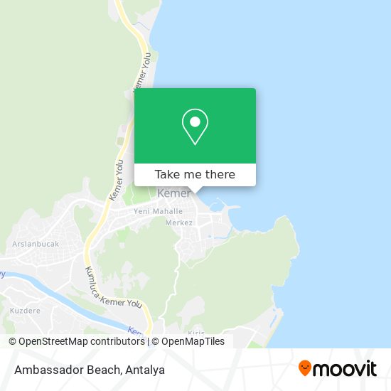 Ambassador Beach map