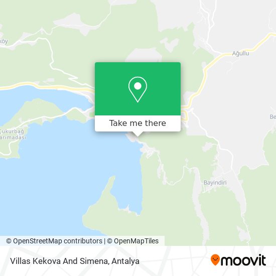 Villas Kekova And Simena map