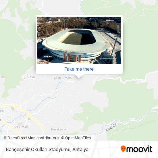 Bahçeşehir Okulları Stadyumu map