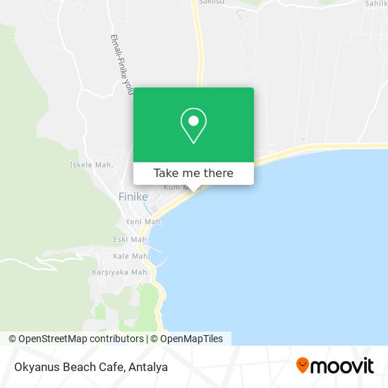 Okyanus Beach Cafe map