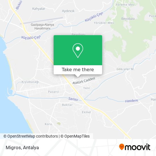 Migros map