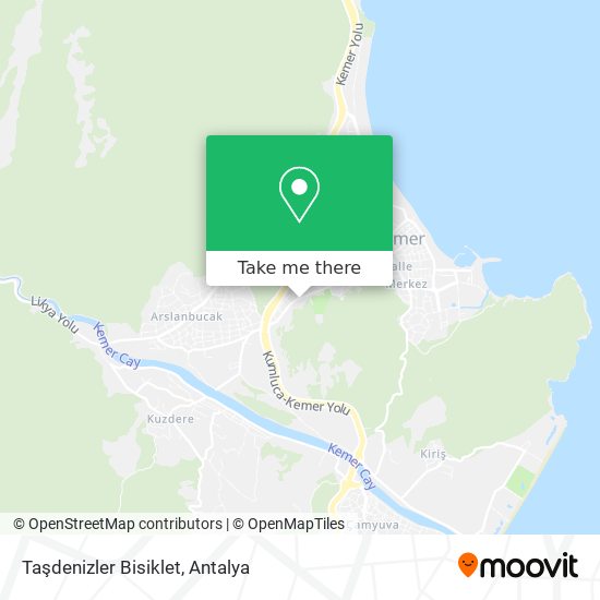 Taşdenizler Bisiklet map