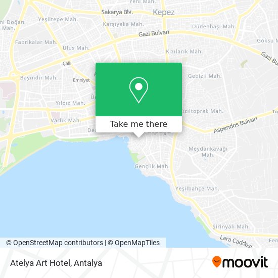 Atelya Art Hotel map