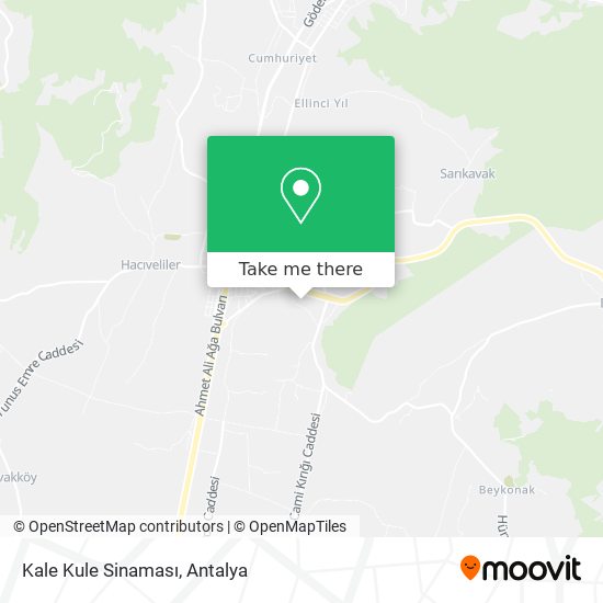 Kale Kule Sinaması map