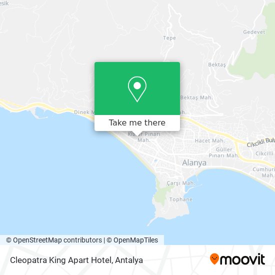 Cleopatra King Apart Hotel map