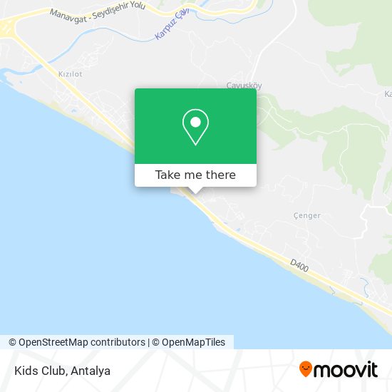 Kids Club map