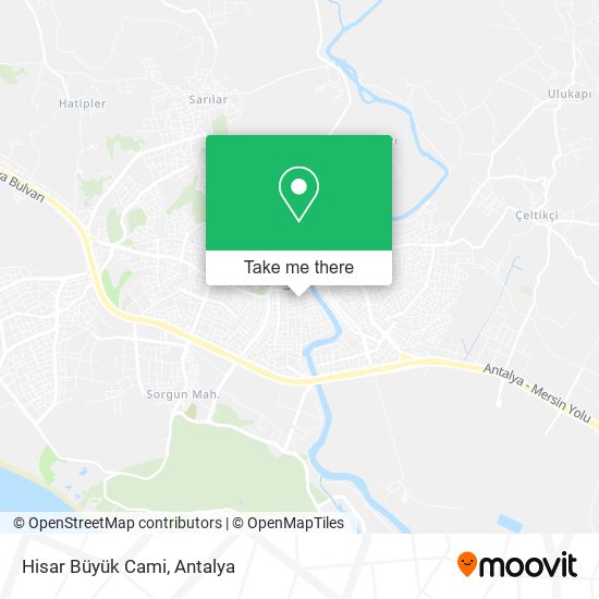 Hisar Büyük Cami map