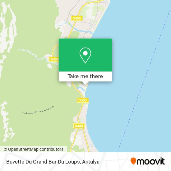 Buvette  Du Grand Bar Du Loups map