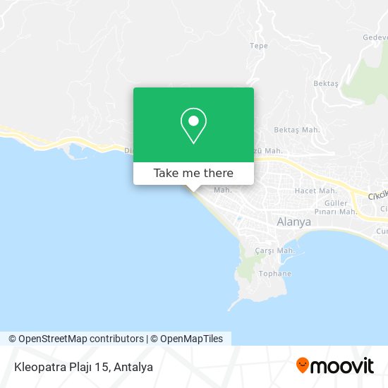 Kleopatra Plajı 15 map