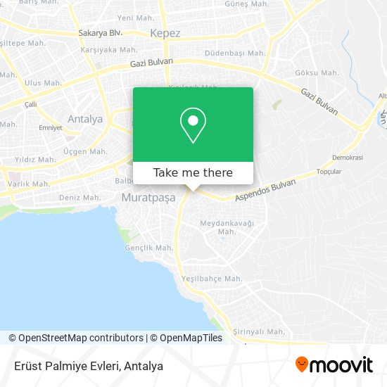 Erüst Palmiye Evleri map
