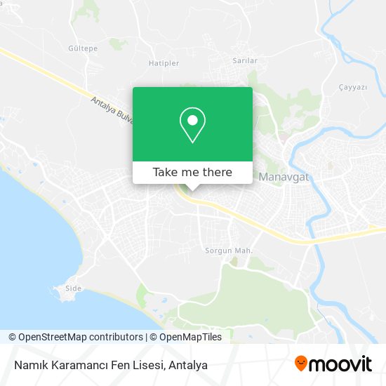 Namık Karamancı Fen Lisesi map