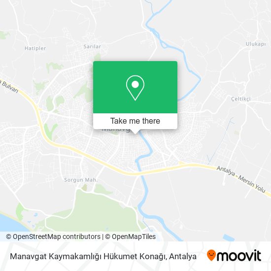 Manavgat Kaymakamlığı Hükumet Konağı map