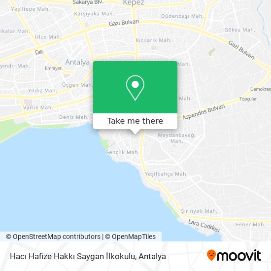Hacı Hafize Hakkı Saygan İlkokulu map