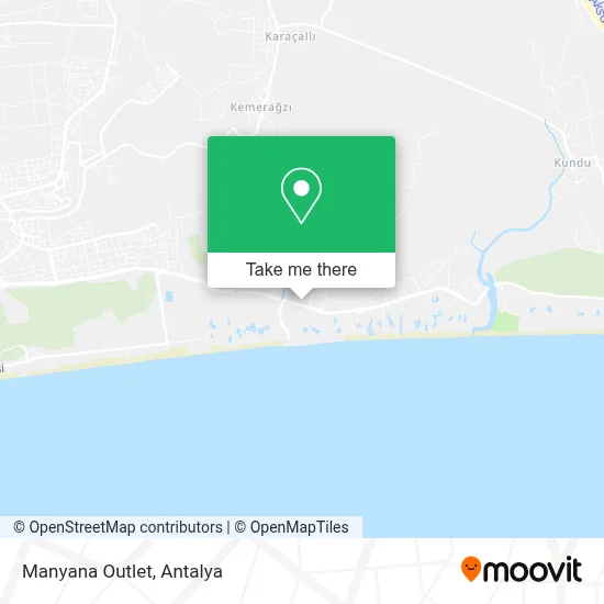 Manyana Outlet map