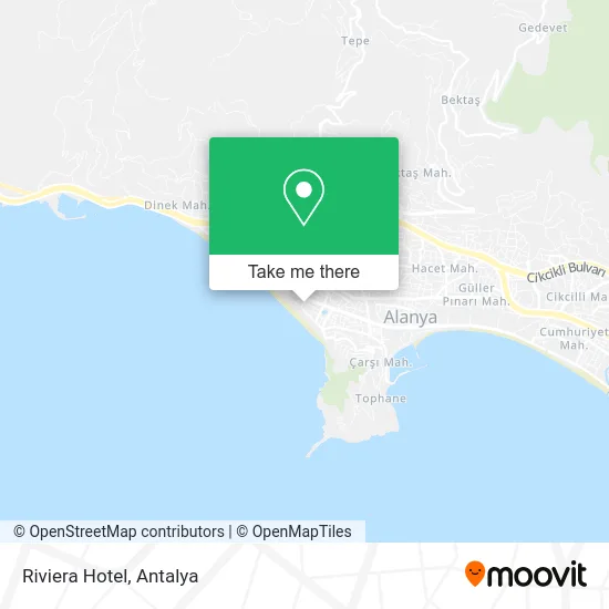 Riviera Hotel map