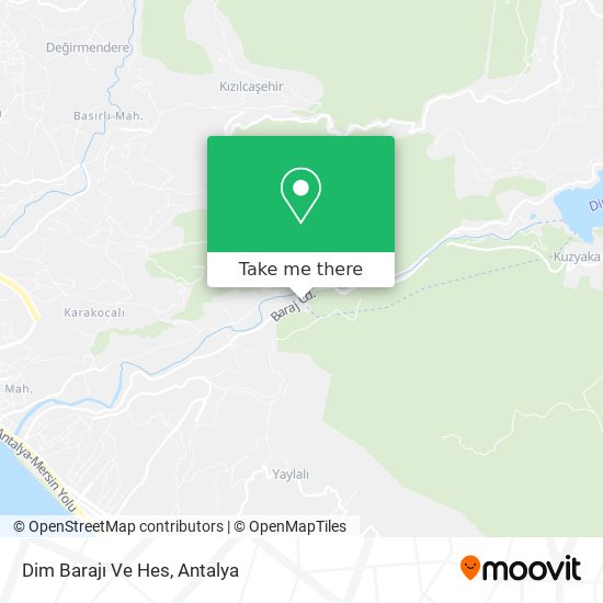 Dim Barajı Ve Hes map