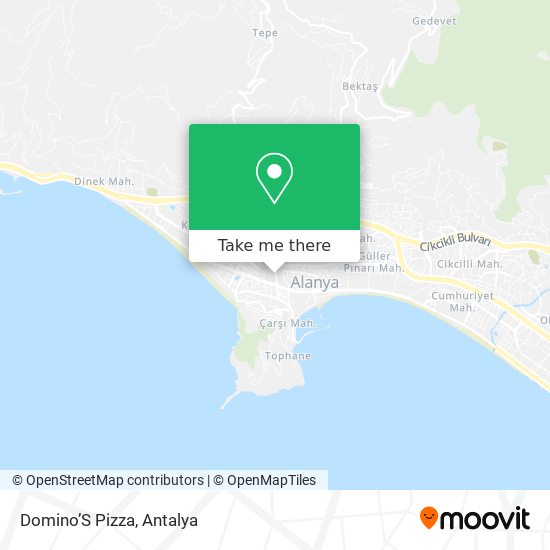 Domino’S Pizza map