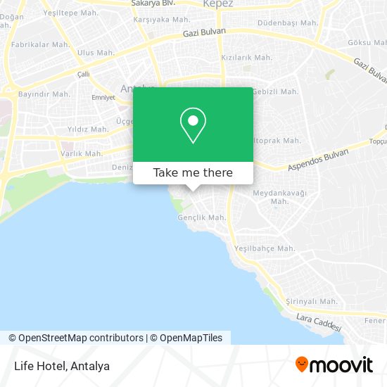 Life Hotel map