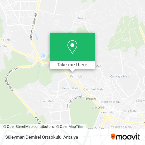 Süleyman Demirel Ortaokulu map