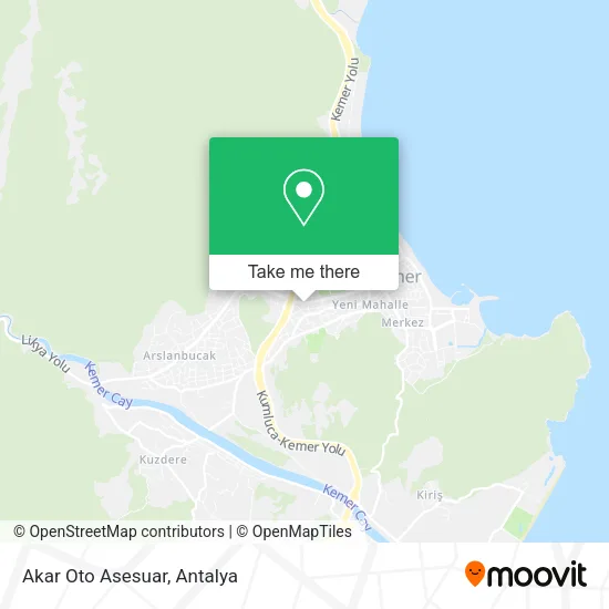 Akar Oto Asesuar map