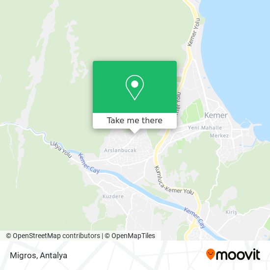 Migros map