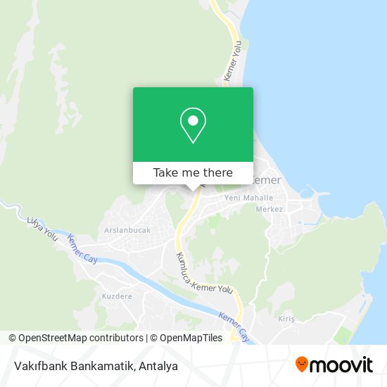 Vakıfbank Bankamatik map