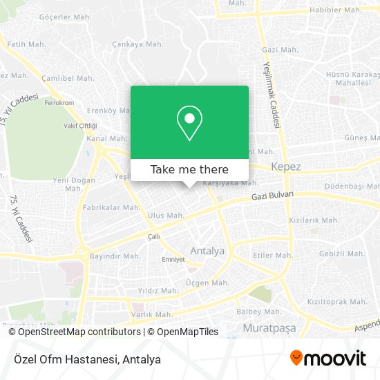 Özel Ofm Hastanesi map