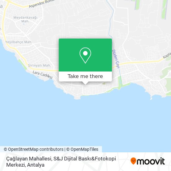 Çağlayan Mahallesi, S&J Dijital Baskı&Fotokopi Merkezi map
