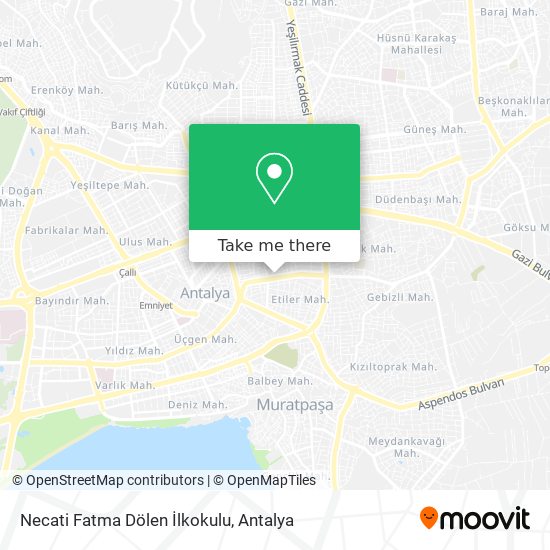 Necati Fatma Dölen İlkokulu map